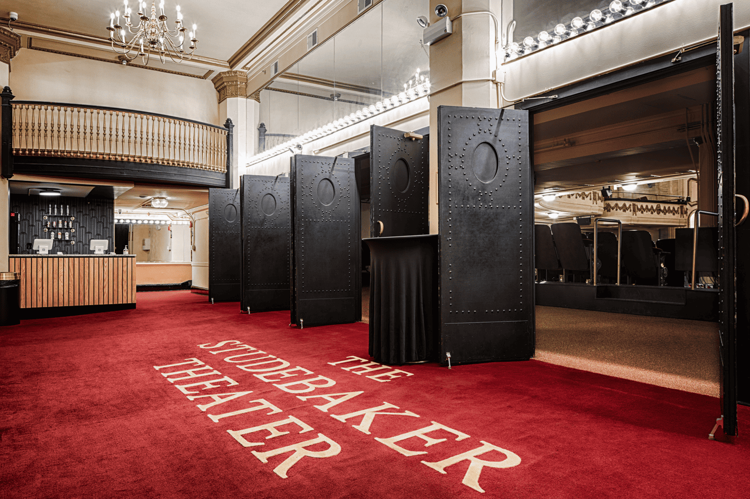 Image Description: The Studebaker Theater lobby.