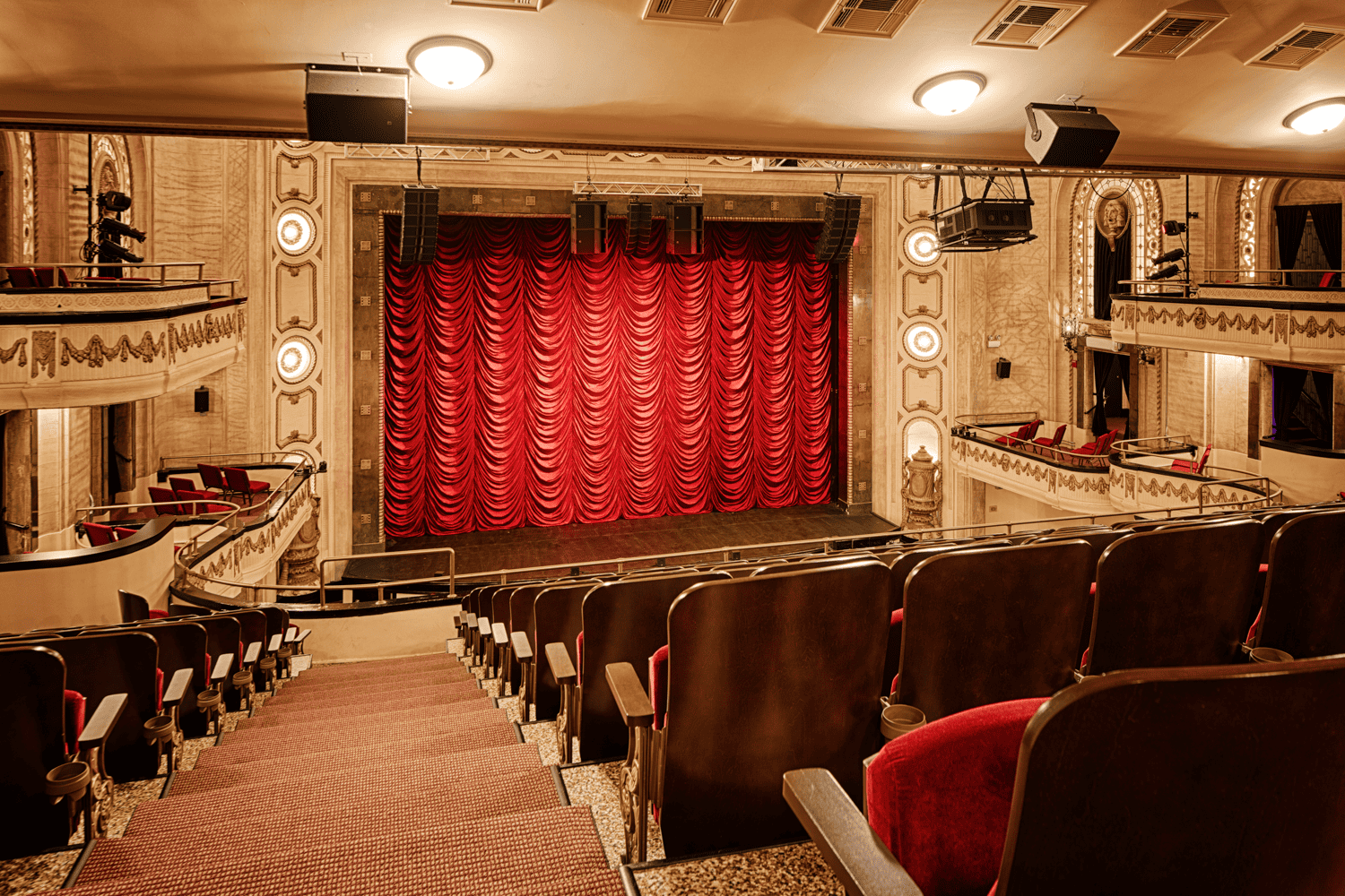 Image Description: The Studebaker Theater, viewed from the balcony.