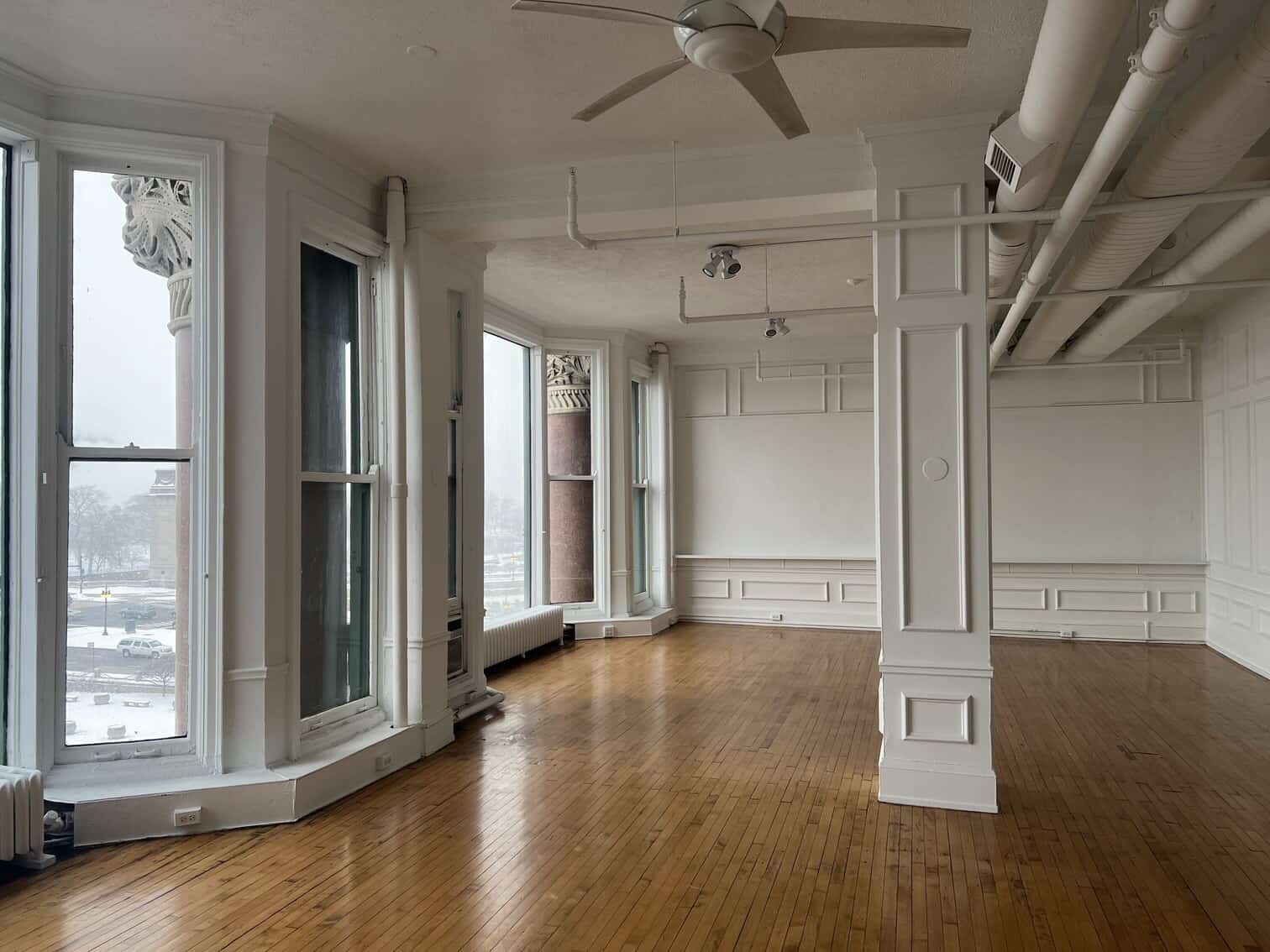 Large Studio with Michigan Ave windows