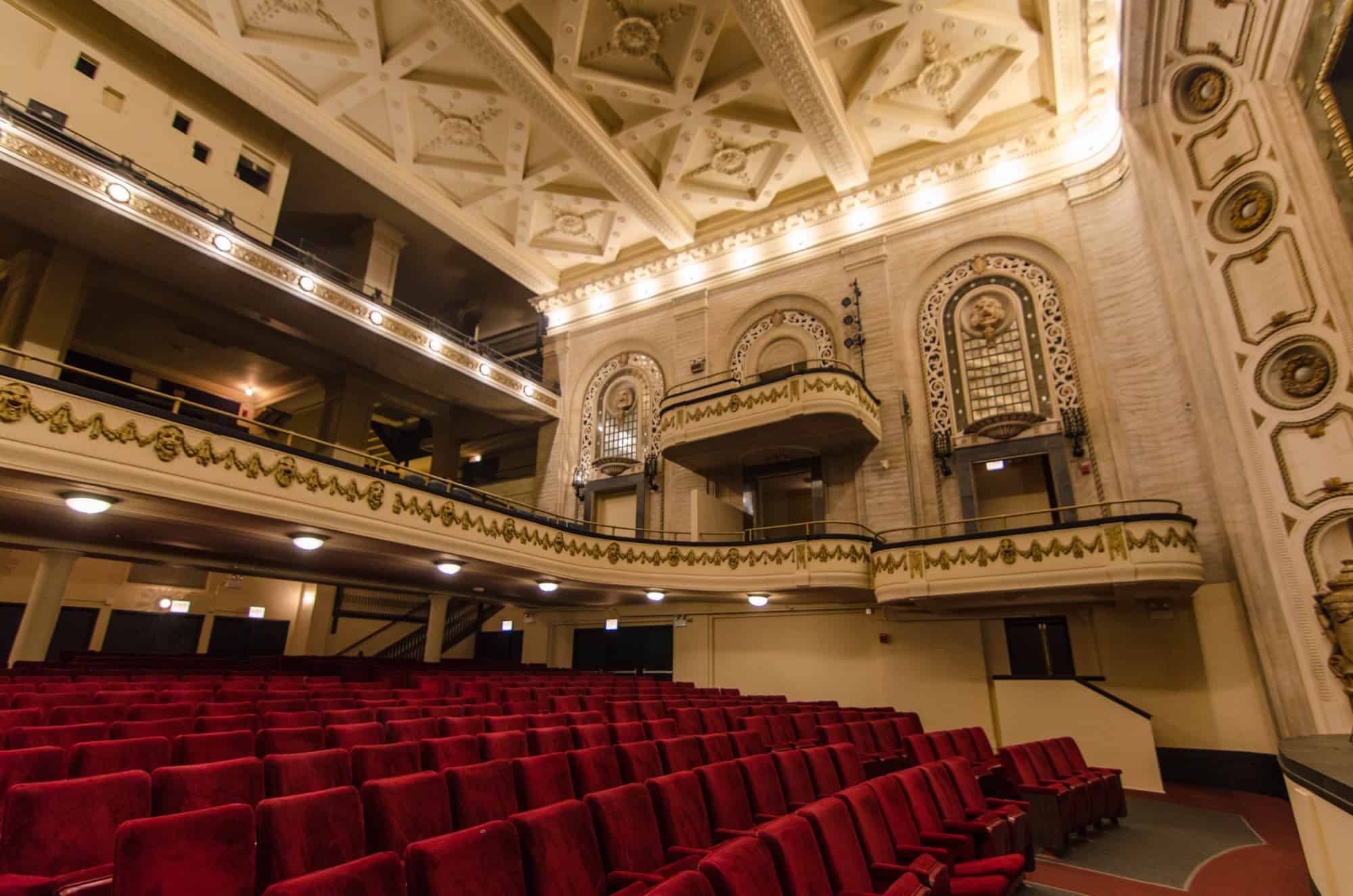Image Description: The auditorium of the Studebaker Theater.